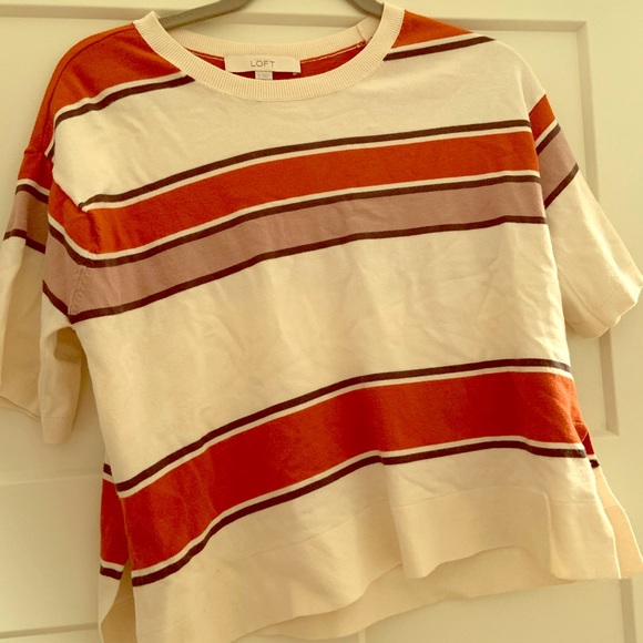 Loft short sleeve striped top - Picture 1 of 4